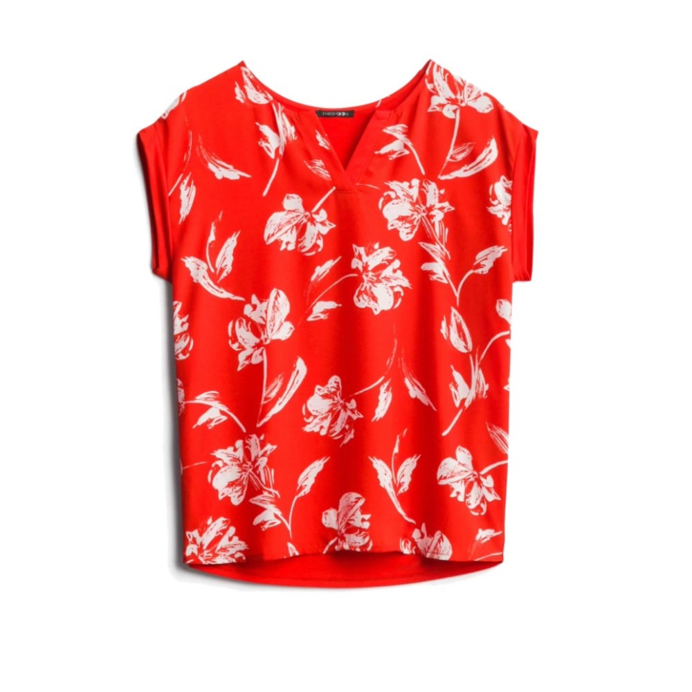 Mixed media sleeveless top